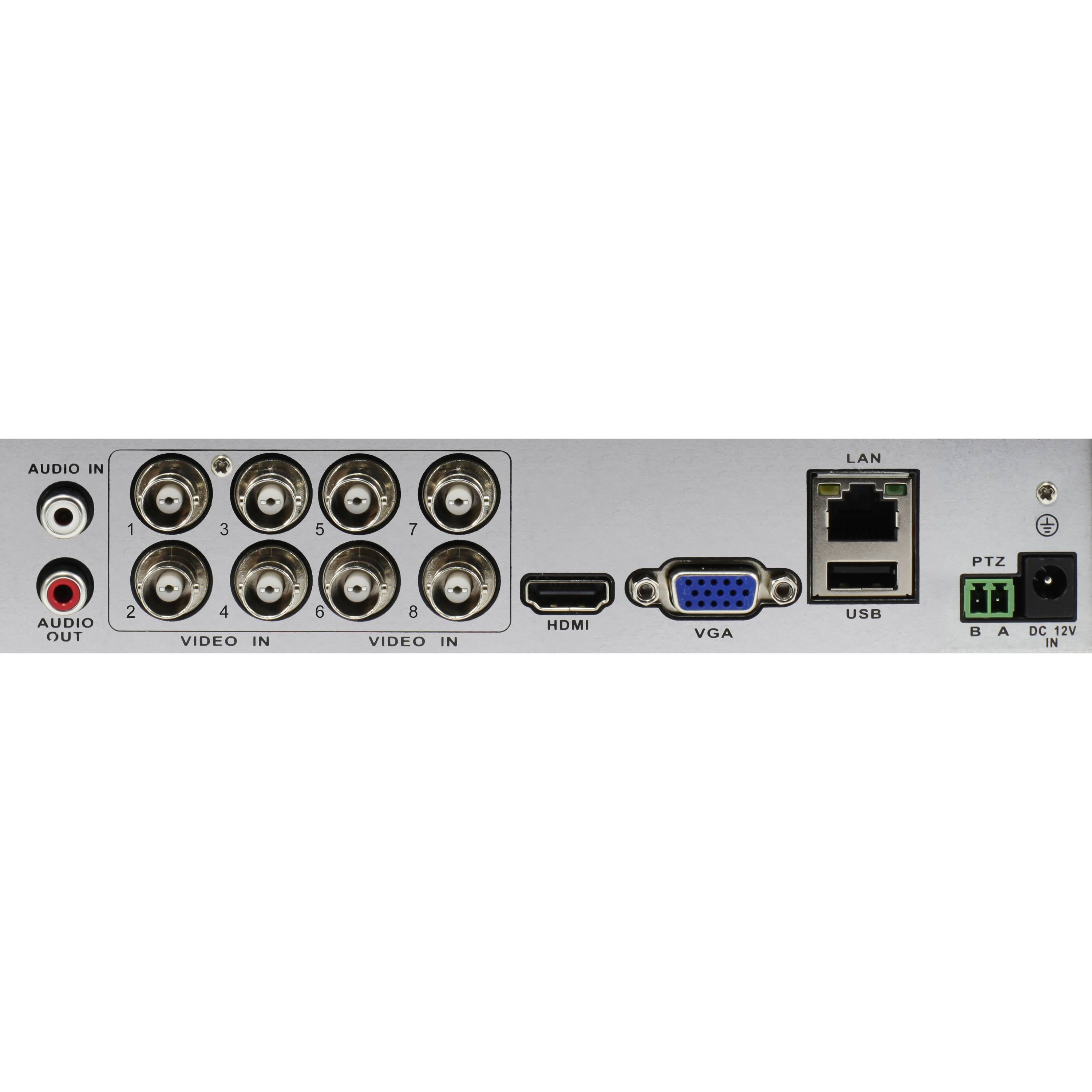 8-Channel DVR with 4 Outdoor Cameras Night Vision 1 TB K51228