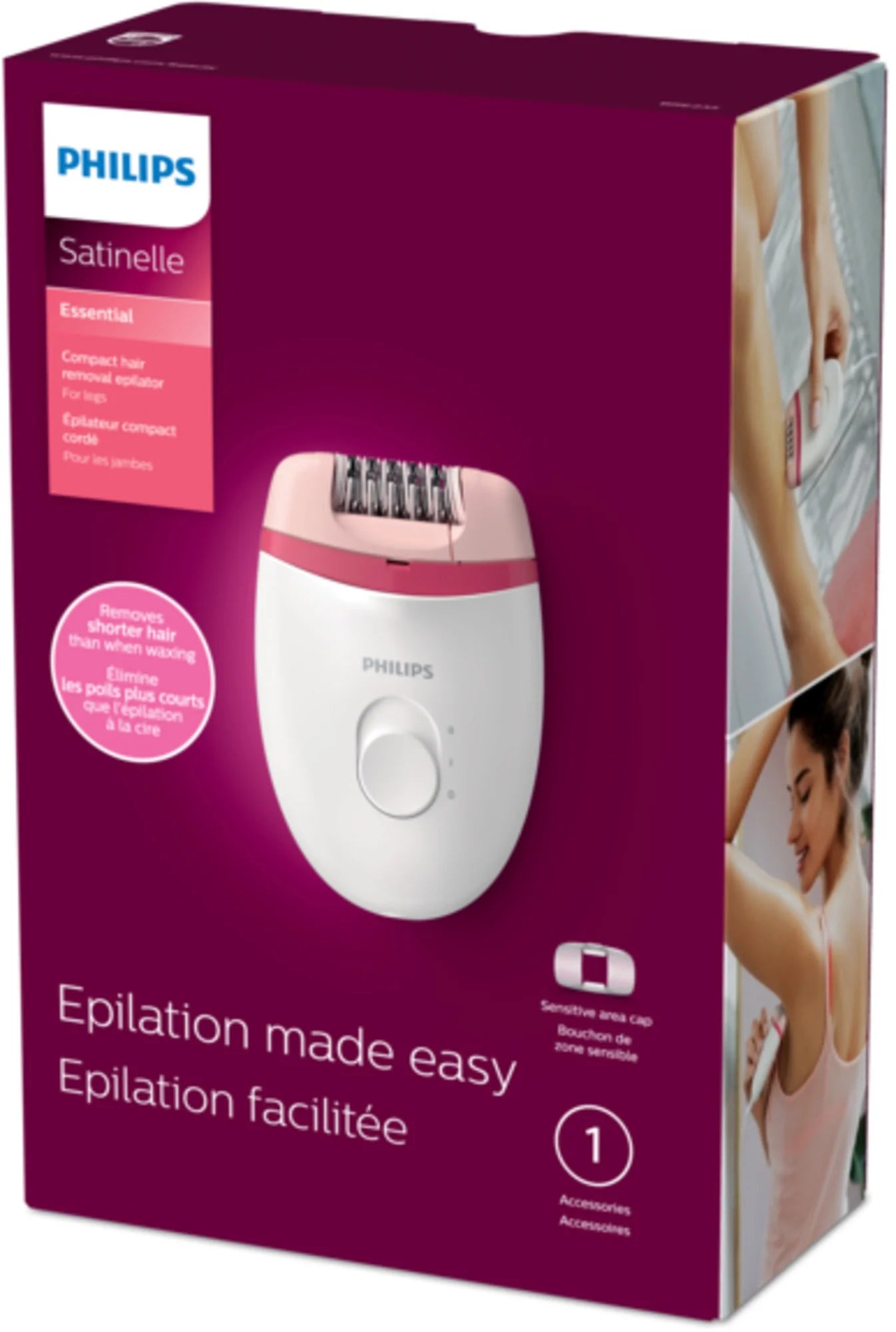 Compact Hair Removal Epilator K14827