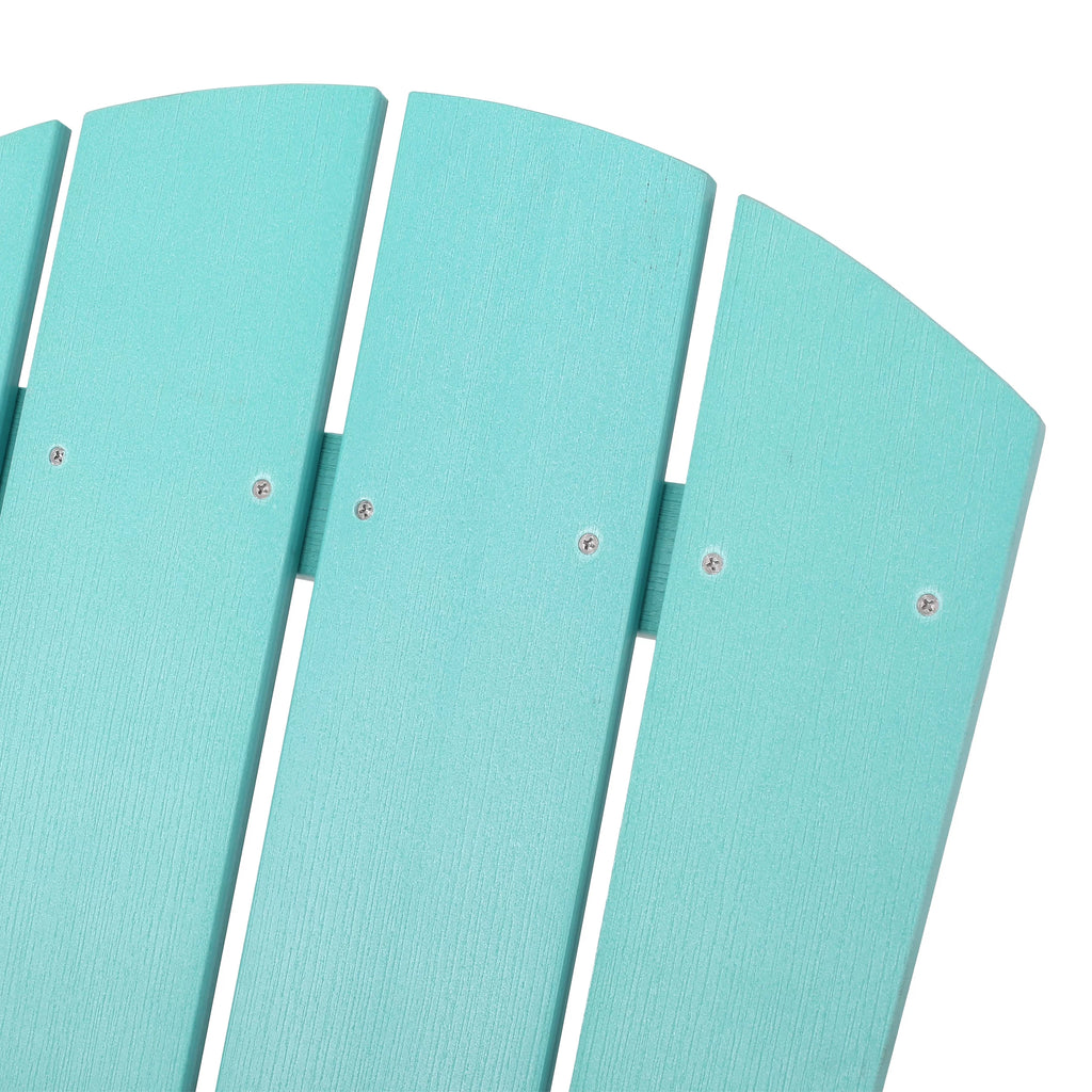 Teal Faux Wood Adirondack Chair Set of 2 R498030