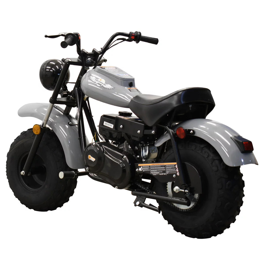 Gray 200cc Gas Powered Mini Bike F722612