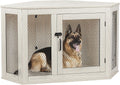 44/58inch Wooden Dog Kennel with Mesh C8041