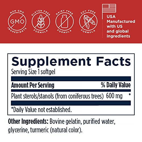 90 Softgels Plant Sterols and Stanols Supplement G5143
