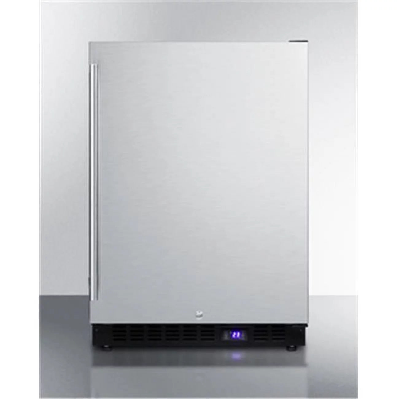 Black Freestanding Upright Freezer C5237