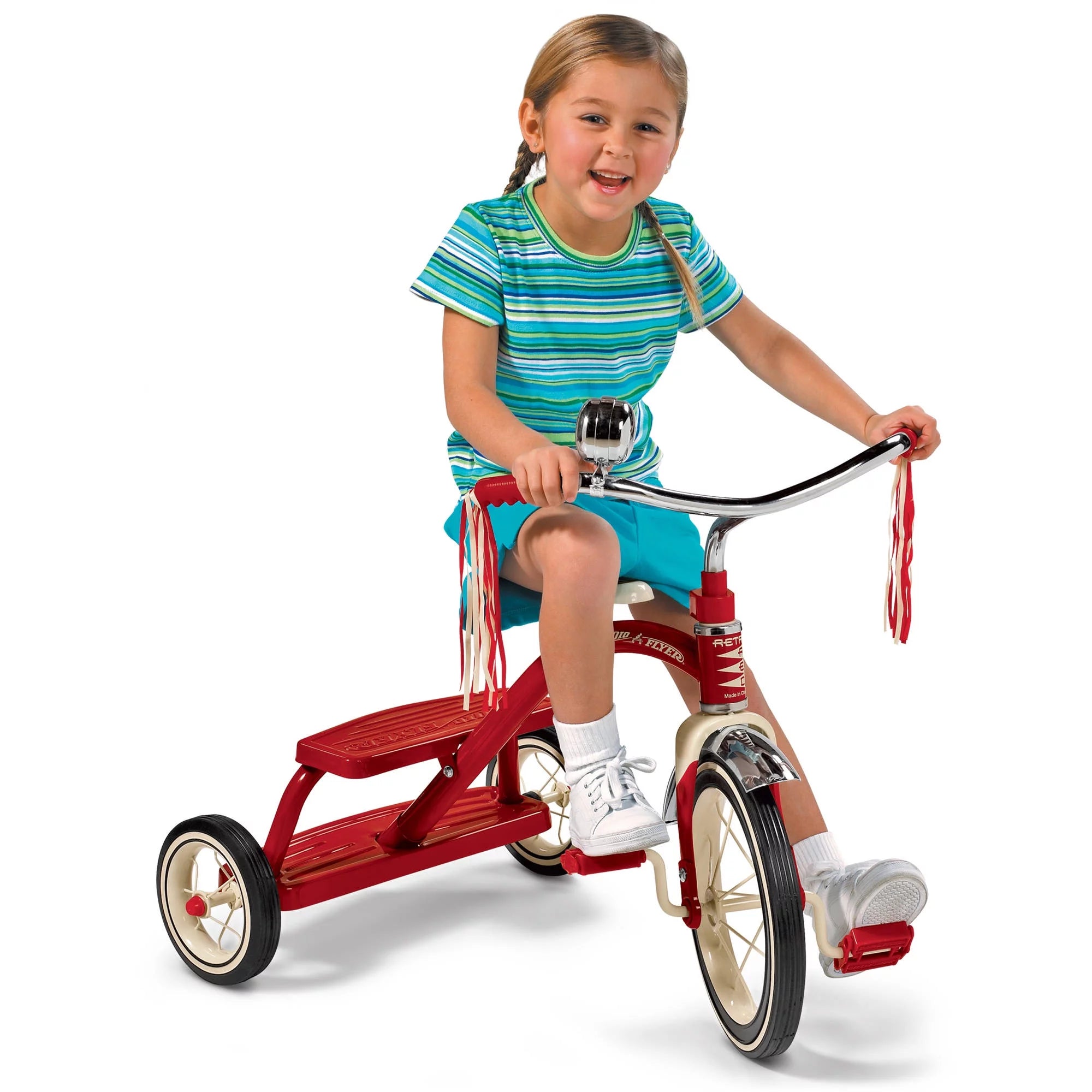 Classic Red Dual Deck Tricycle V850