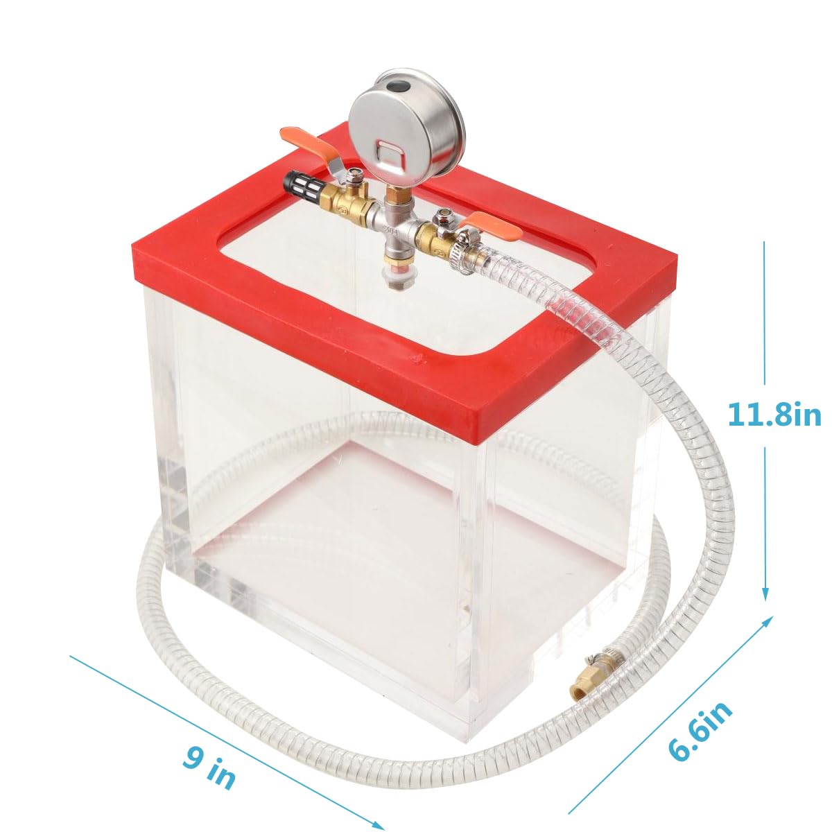 2 Gallon Clear Acrylic Vacuum Chamber M430855