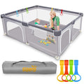 Extra Large Baby Playpen with Soft Breathable Mesh A4539