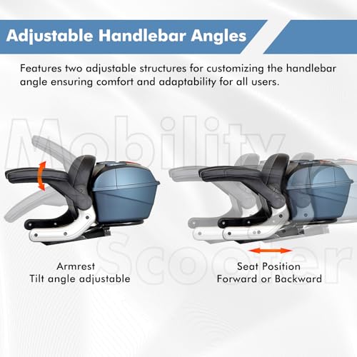 800W All Terrain Mobility Scooter with Seat and Remote Control F1821