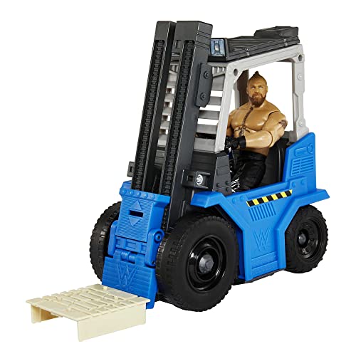 WWE Forklift & Action Figure Playset with Toy Vehicle & 6-inch Collectible U21777