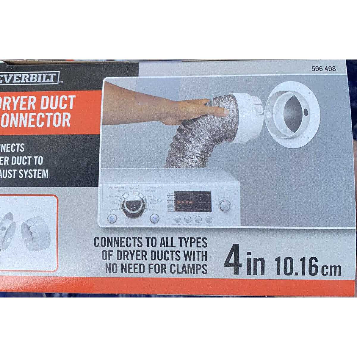 4 in Dryer Duct Connector D762