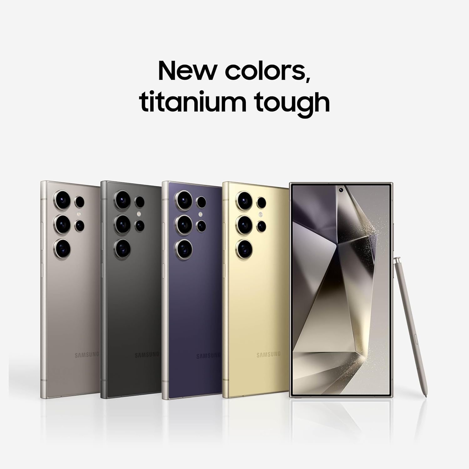 256GB Unlocked Android Smartphone, 50MP Camera, S Pen, Titanium Yellow Y191