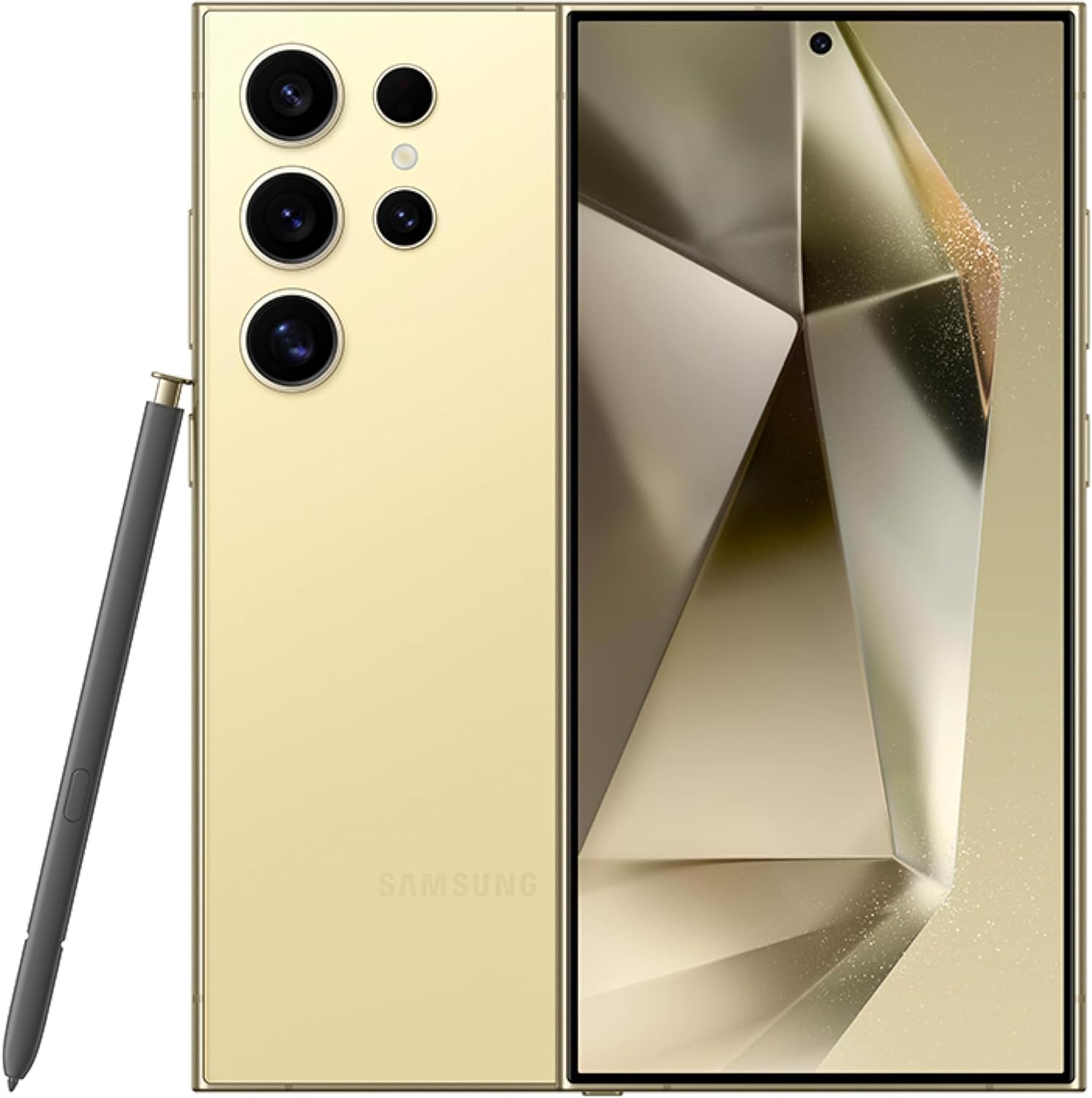 256GB Unlocked Android Smartphone, 50MP Camera, S Pen, Titanium Yellow Y191