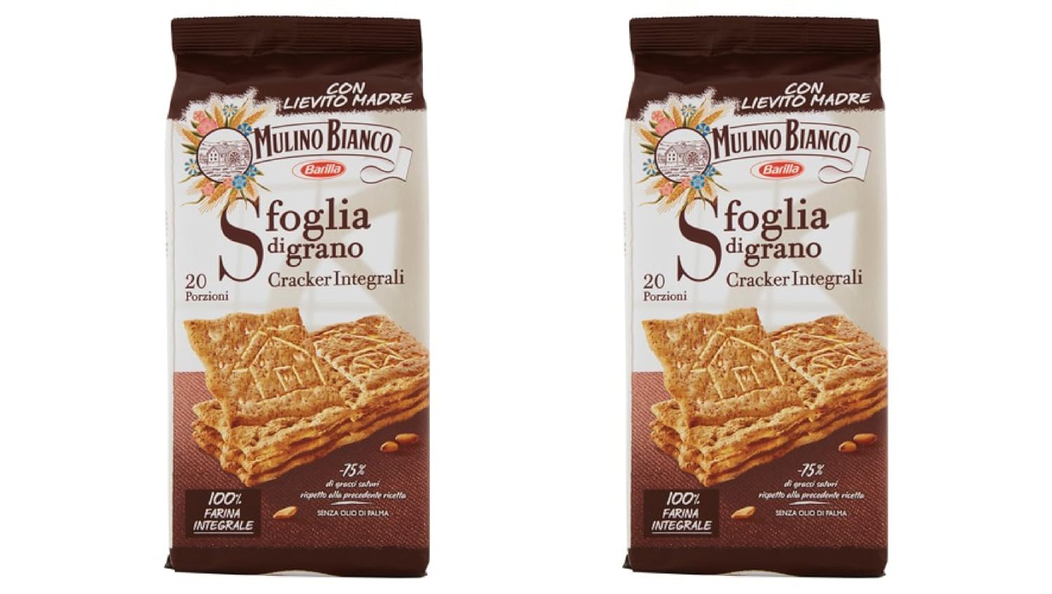 Wholemeal Crackers - 17.63 Oz Pack of 2 G4090