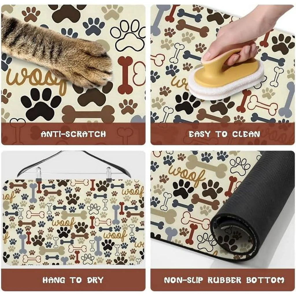 Waterproof Absorbent Dog Food Mat P945837