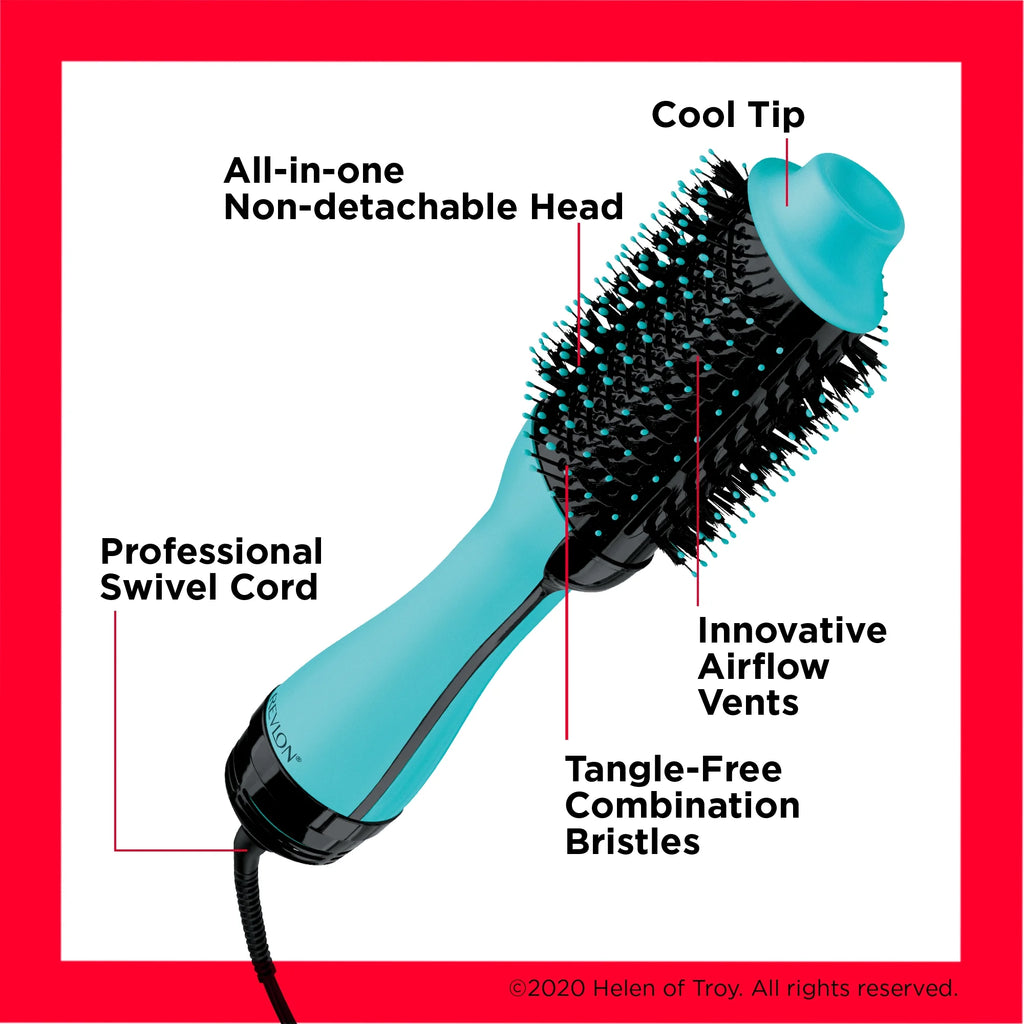 Mint Ceramic Hair Dryer and Hot Air Brush V745