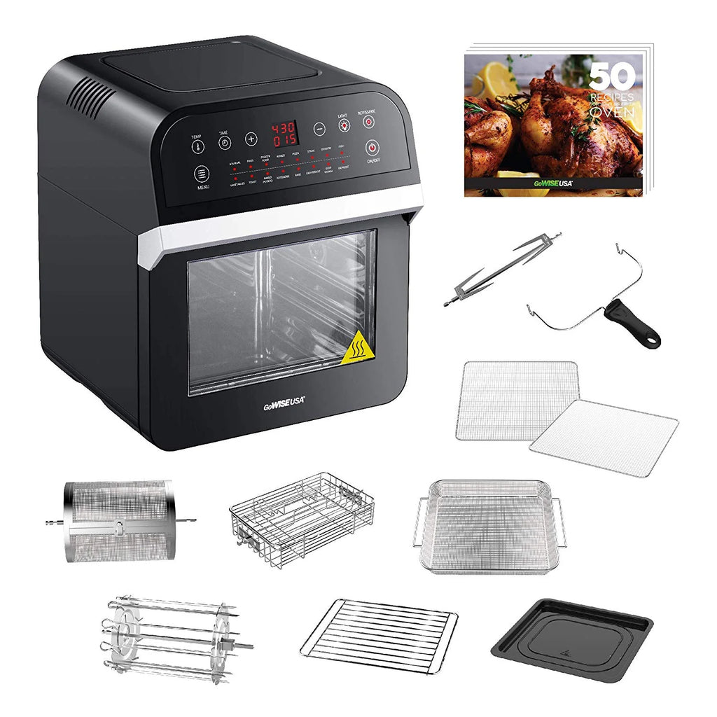 12.7-Quarts 15-in-1 Electric Air Fryer Oven Black W774573