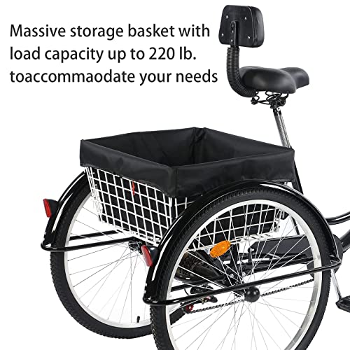 24 inch Three-Wheeled Bicycle Q8225