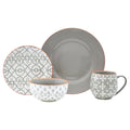 16 Piece Stoneware Dinnerware Set D874