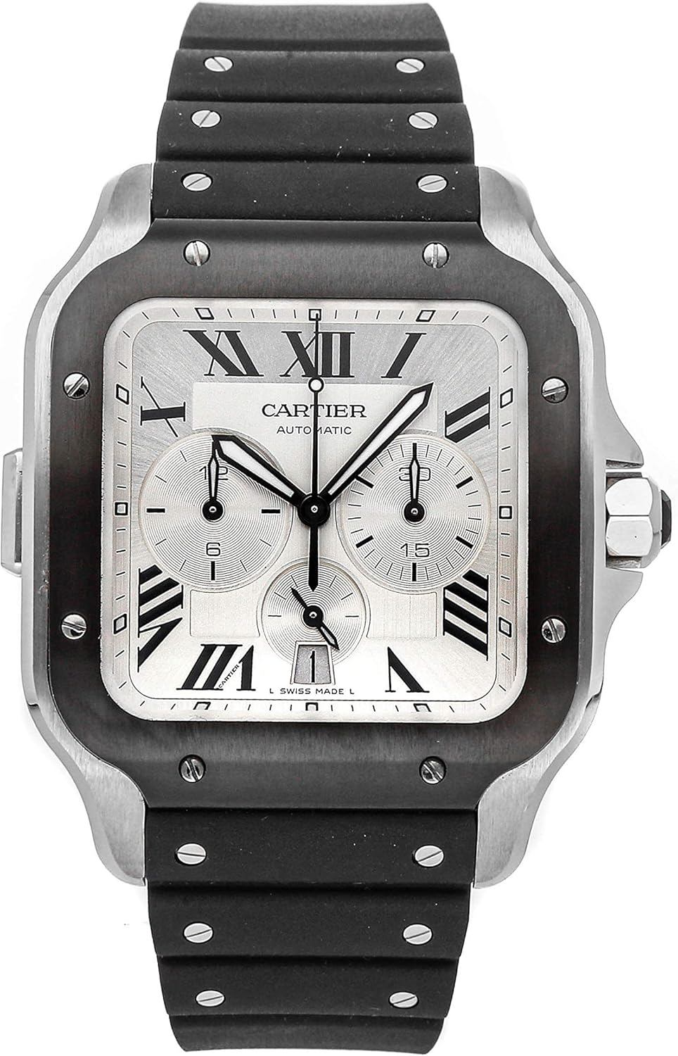 Silver Dial Chronograph Men's Watch B8085