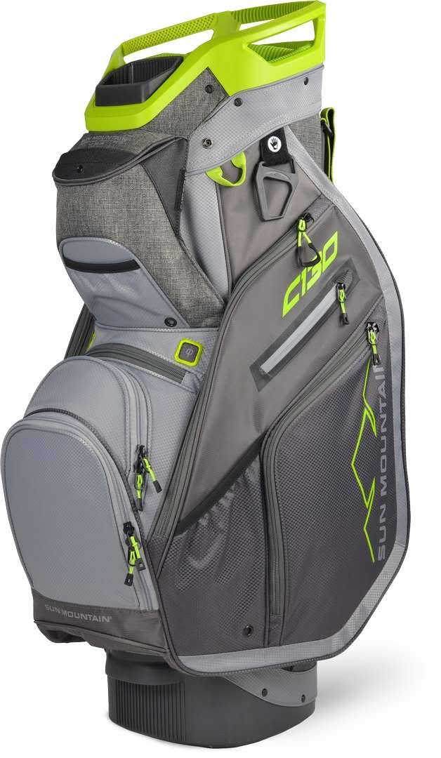 Black Charcoal White Red Cart Bag S857279