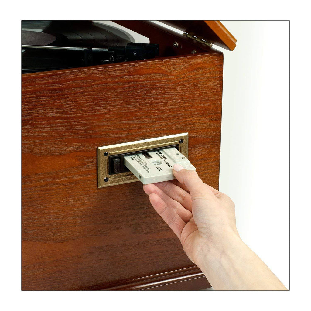Wooden Turntable with Bluetooth O287156