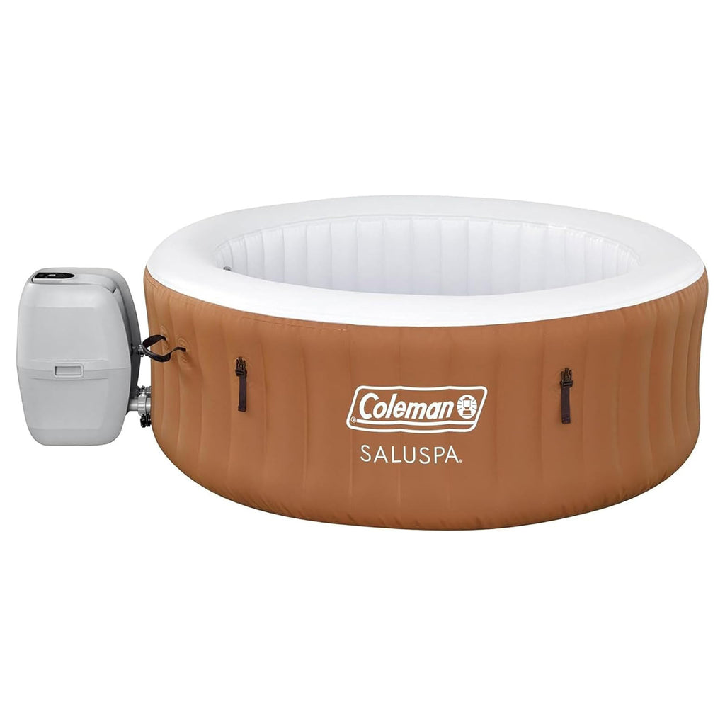 Inflatable Hot Tub Round Portable Outdoor Spa with Cover X459271
