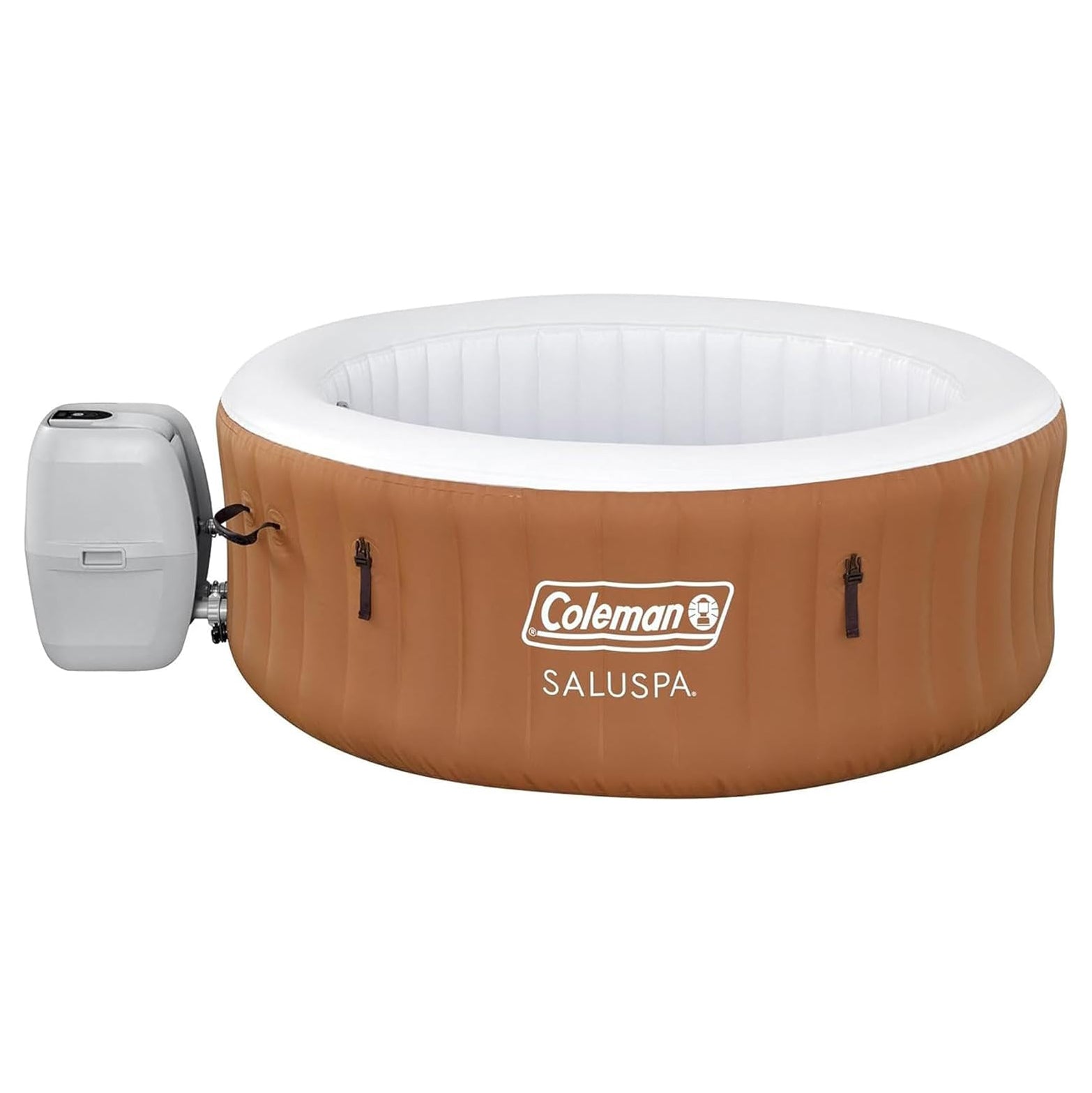 Inflatable Hot Tub Round Portable Outdoor Spa with Cover X459271