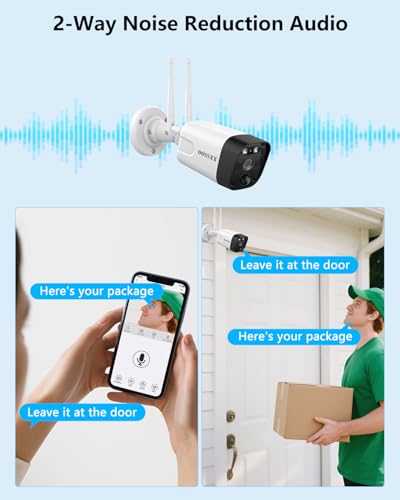 Outdoor Wireless Security Camera System 5.5MP Wi-Fi Video Surveillance DVR System P628129