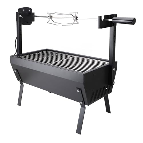 55.1lb Load Bearing Capacity Charcoal Spit Rotisserie Grill P92487