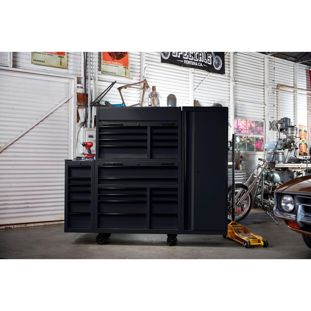 Black 42 in. x 22 in. Top Chest Q2575