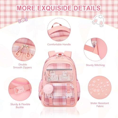 Purple School Backpack with Lunch Box P2132