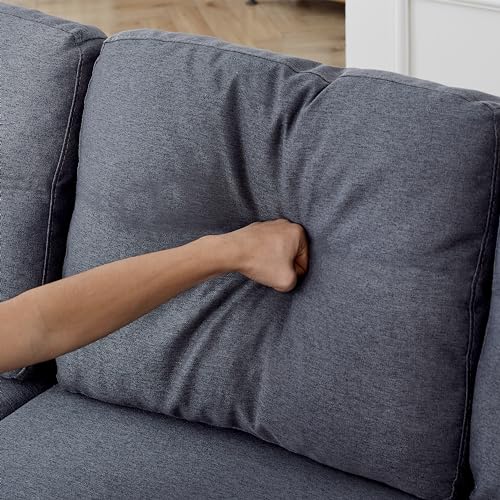 Light Grey Fabric Modular Sectional Sofa with Pullout Bed and Storage Chaise Y300