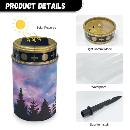 Solar Powered Cemetery Stake Lights W911