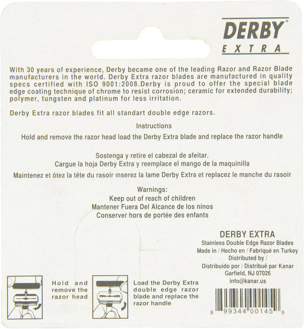 Derby Extra Double Edge Razor Blades R931835