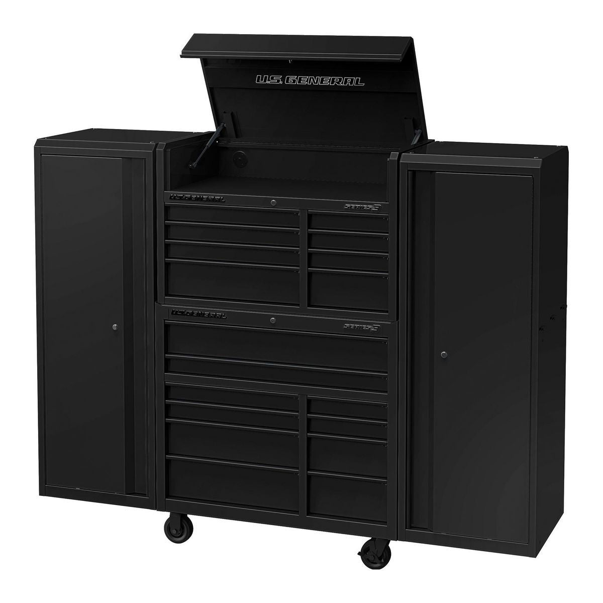 Black 42 in. x 22 in. Top Chest Q2575