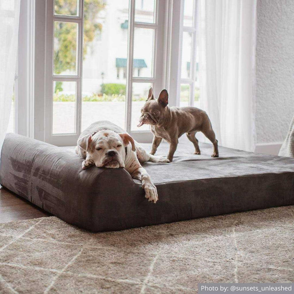 Orthopedic Dog Bed with Headrest Pillow Top U159589