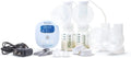 White Double Electric Rechargeable Breast Pump W265