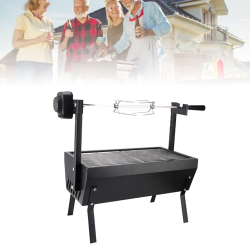 55.1lb Load Bearing Capacity Charcoal Spit Rotisserie Grill P92487