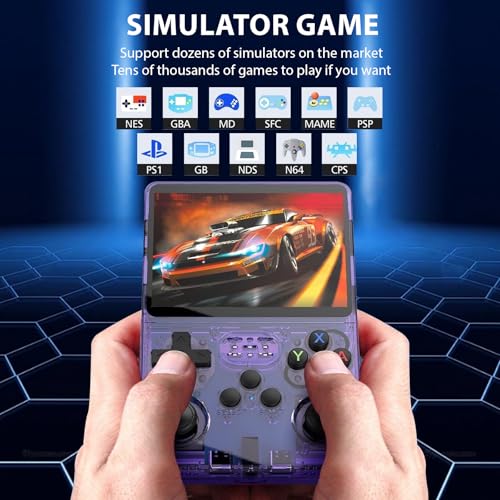 White 3.5-Inch IPS Screen Retro Handheld Gaming Console M259527