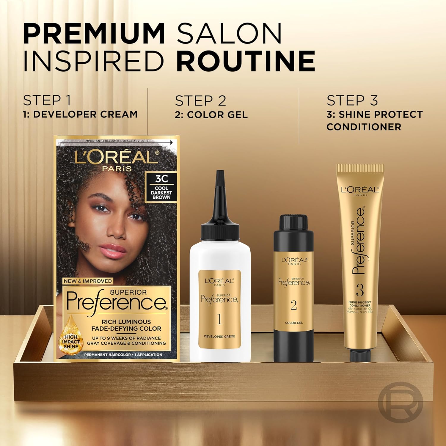 Dark Auburn 4R Permanent Hair Color, 1 Hair Dye Kit (Pack of 2) Z2145