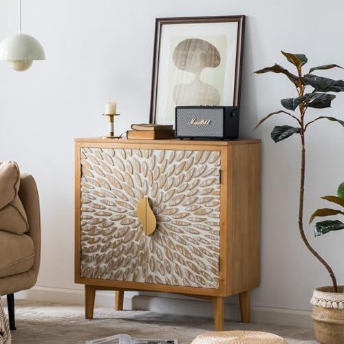 Farmhouse Sideboard with Wood Legs O774