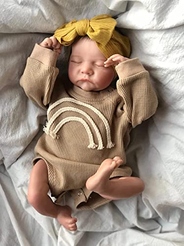 18 inch Lifelike Reborn Silicone Vinyl Sleeping Baby Doll D415169