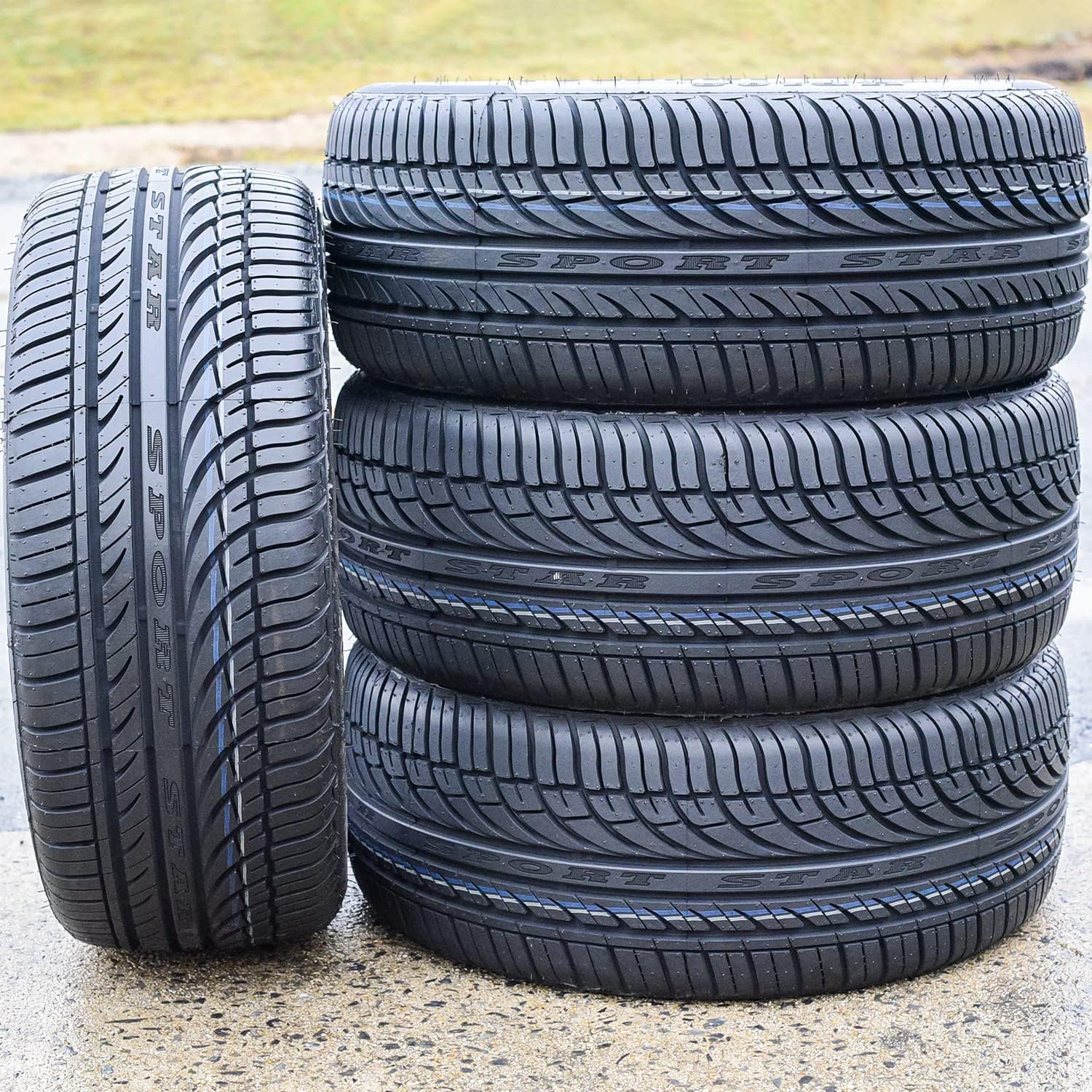 Set of 4 All-Season High Performance Radial Tires 225/40R18 92W Load Range XL 4-Ply BSW M84442