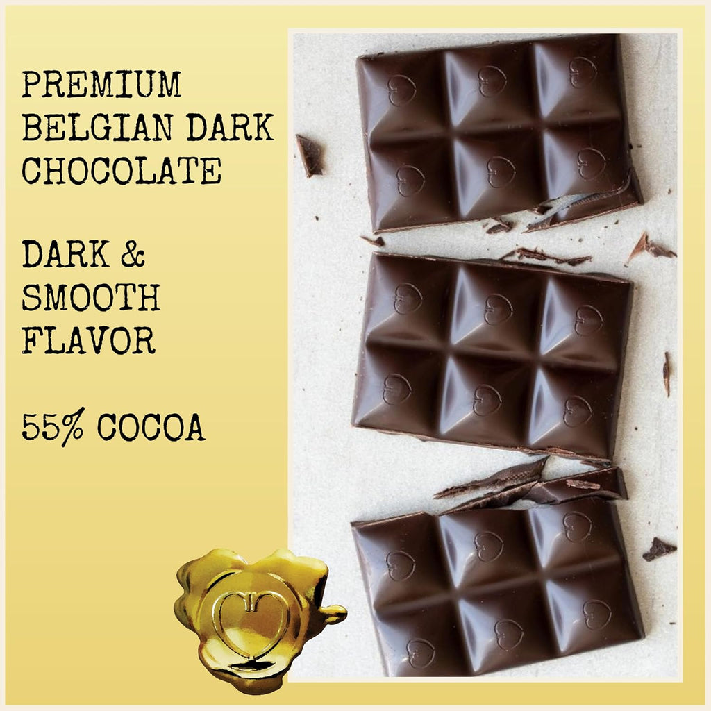Dark Chocolate Bars 55% Cocoa 3.2oz Bar 12 Pack X588