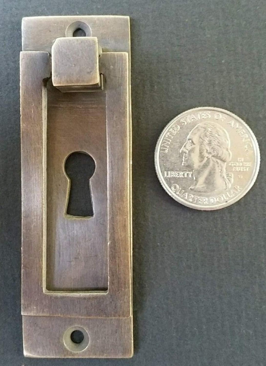 3 1/8" Brass Drawer Pull W3726