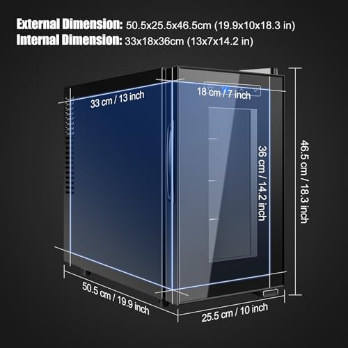 23L Digital Reptile Egg Incubator with UV-Resistant Glass Door M8907