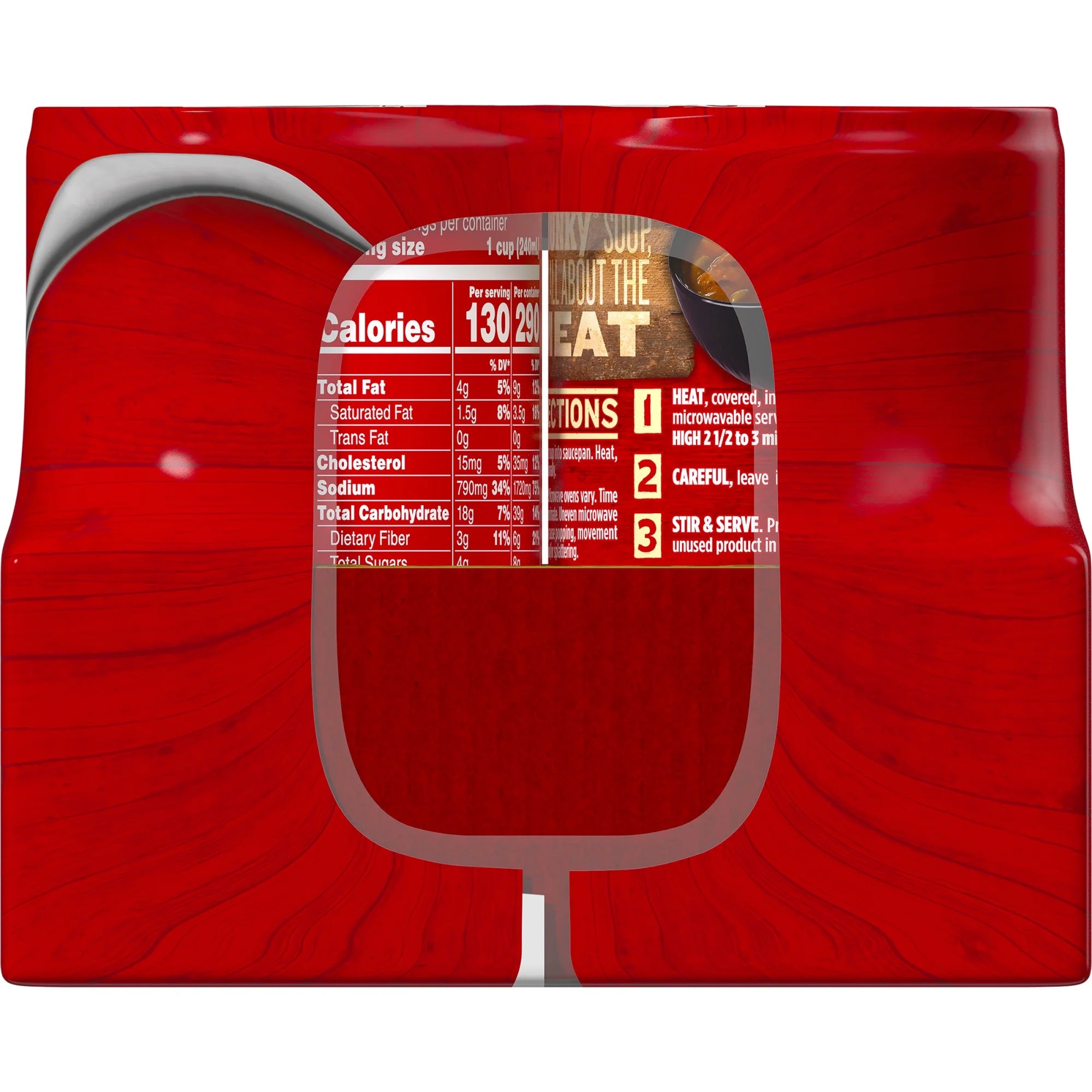 6 Pack Campbell’s Chunky Country Vegetable Beef Soup, 18.8 oz Can F117971