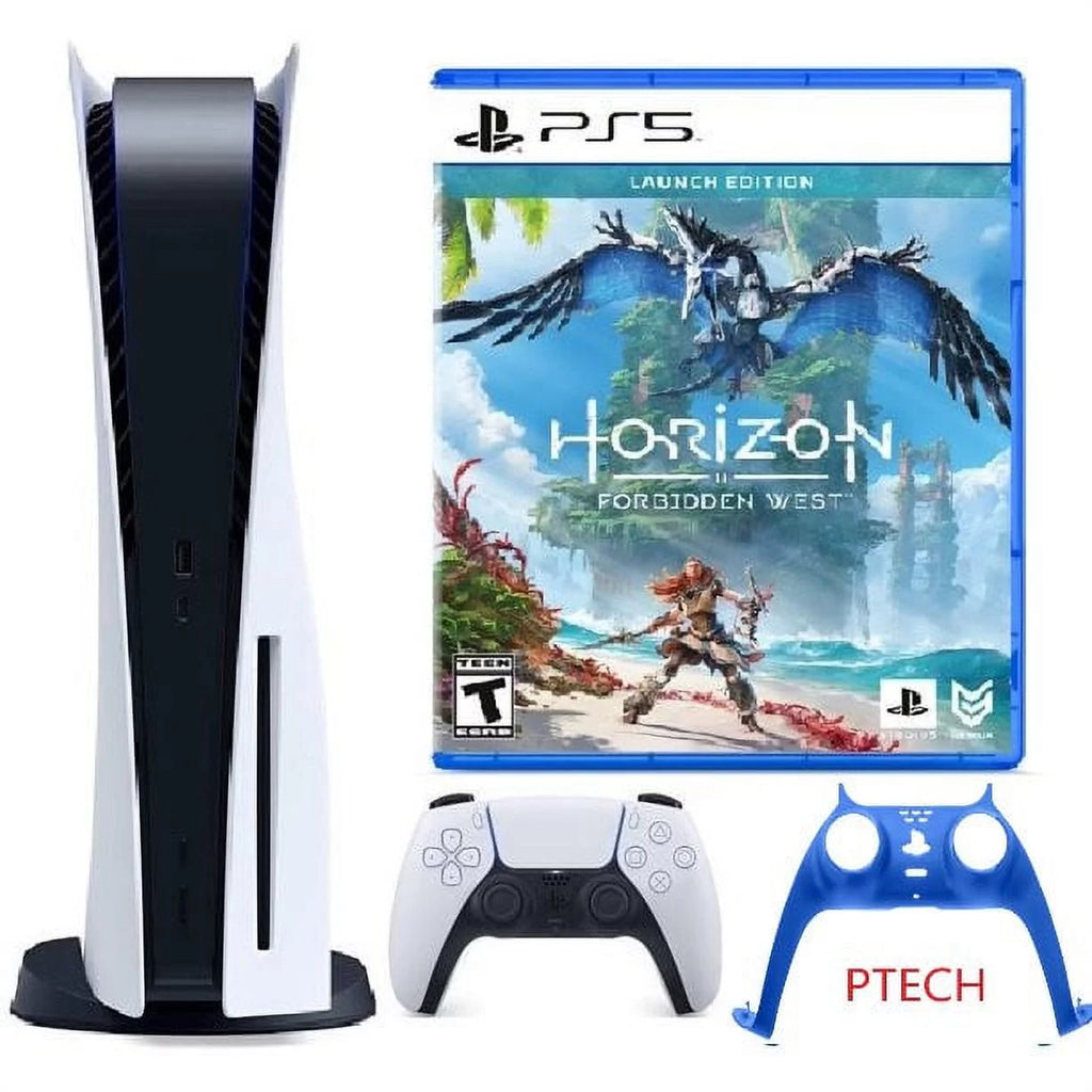 PlayStation PS5 Gaming Console Disc Version Bundle with Horizon Forbidden West F280818