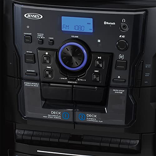 3 Speed Stereo Turntable with Dual Cassette Deck Y132113