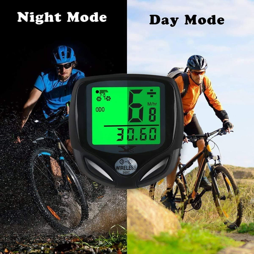 Waterproof Wireless Bicycle Speedometer with LCD Backlight Display B139