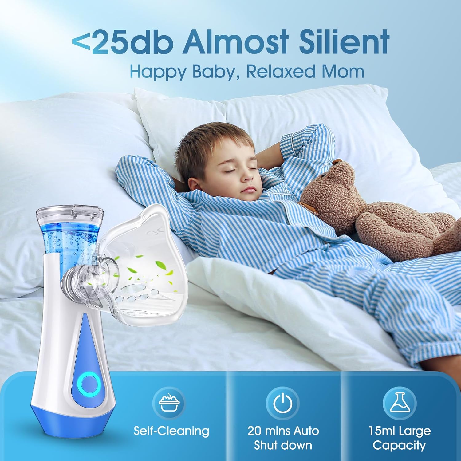 USB Rechargeable Mesh Nebulizer I7600
